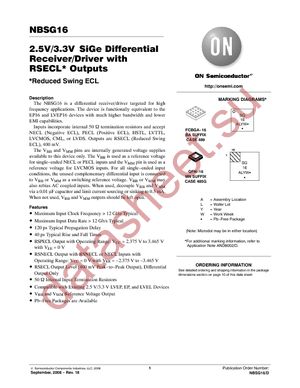 NBSG16MNR2 datasheet  